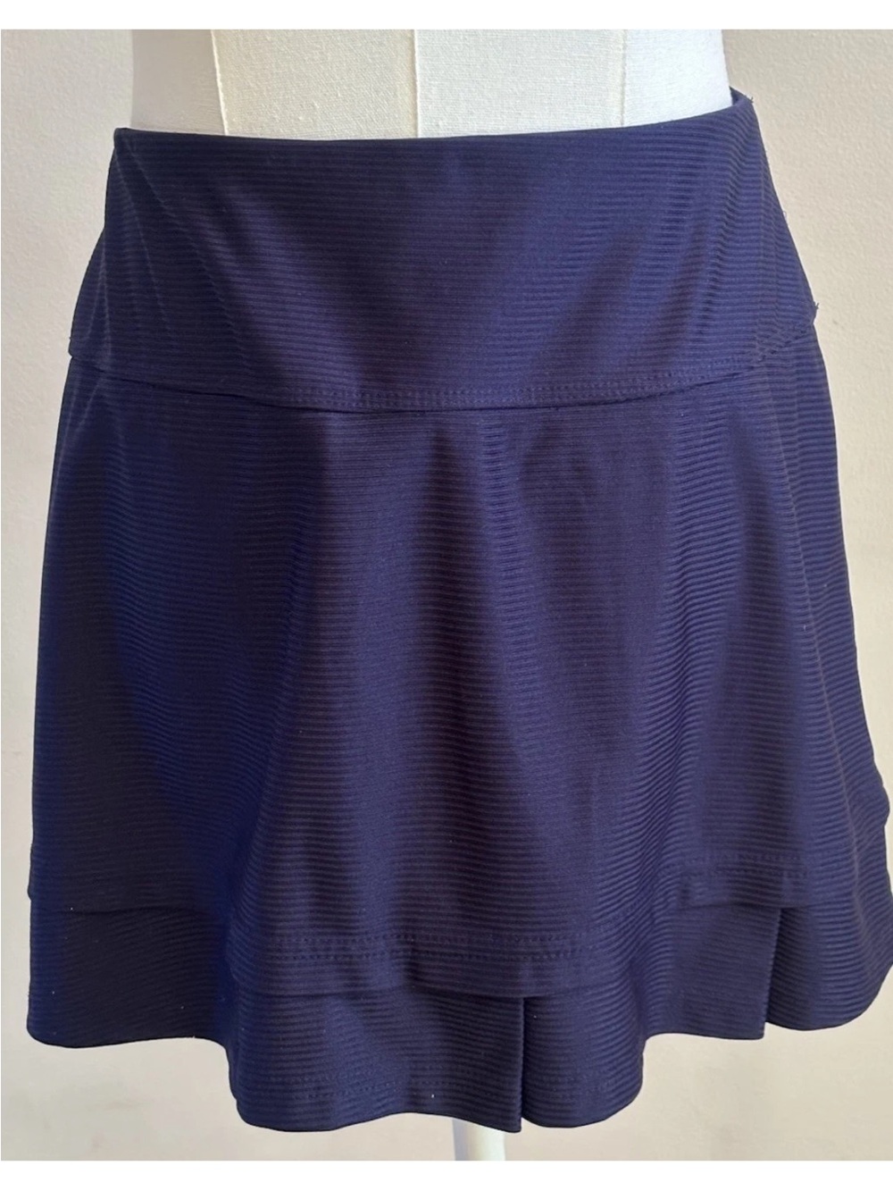 Bolle Navy Tennis Golf Skort Athletic Pickleball Skirt Built In Shorts Large - Picture 2 of 7